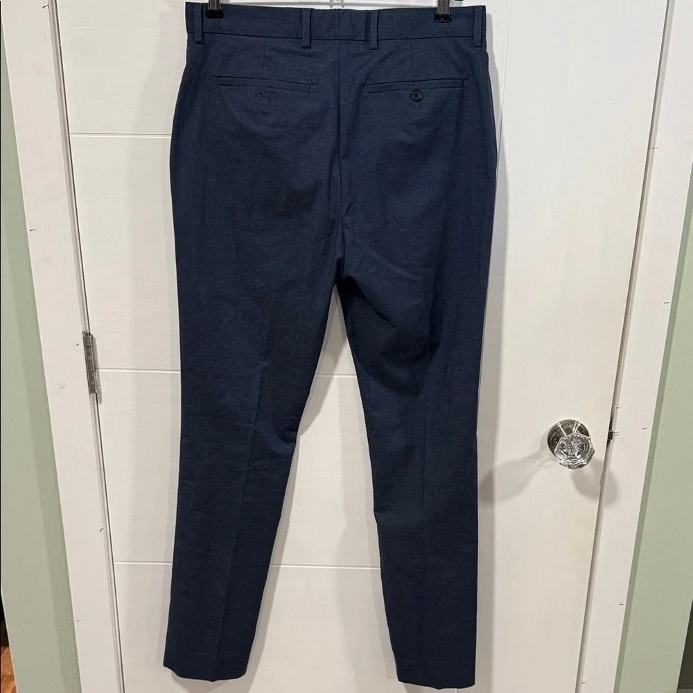 Banana Republic Men's Core Temp Non-Iron Dark Blue Dress Pants 30x32